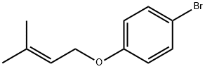 1-bromo-4-[(3-methylbut-2-en-1-yl)oxy]benzene Struktur