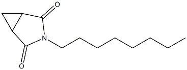 3-octyl-3-azabicyclo[3.1.0]hexane-2,4-dione Struktur