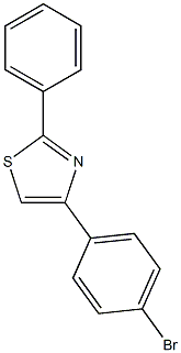 4-(4-bromophenyl)-2-phenyl-1,3-thiazole Struktur