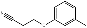 3-(3-methylphenoxy)propanenitrile Struktur