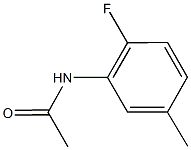 N-(2-fluoro-5-methylphenyl)acetamide Struktur