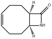 (1R,4Z,8S)-9-azabicyclo[6.2.0]dec-4-en-10-one Struktur