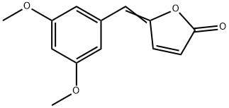 (5E)-5-[(3,5-dimethoxyphenyl)methylidene]-2,5-dihydrofuran-2-one Struktur