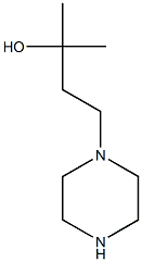 1-Piperazinepropanol,-alpha-,-alpha--dimethyl-(9CI) Struktur