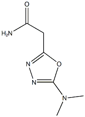 2-[5-(dimethylamino)-1,3,4-oxadiazol-2-yl]acetamide Struktur