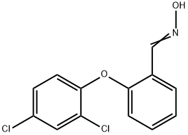 (Z)-N-{[2-(2,4-dichlorophenoxy)phenyl]methylidene}hydroxylamine Struktur