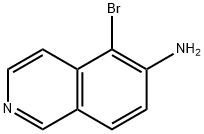 6-Isoquinolinamine,5-bromo-(9CI) Struktur