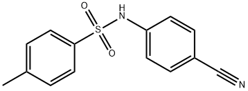 N-(4-cyanophenyl)-4-methylbenzenesulfonamide Struktur