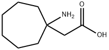 2-(1-aminocycloheptyl)acetic acid Struktur