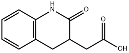 2-(2-Oxo-1,2,3,4-Tetrahydroquinolin-3-Yl)Acetic Acid Struktur