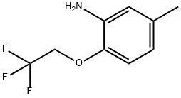 5-METHYL-2-(2,2,2-TRIFLUOROETHOXY)ANILINE Struktur