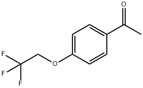 1-[4-(2,2,2-trifluoroethoxy)phenyl]ethanone Struktur