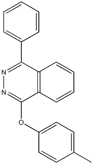 1-(4-methylphenoxy)-4-phenylphthalazine Struktur