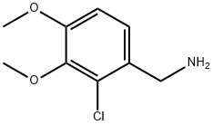 1-(2-chloro-3,4-dimethoxyphenyl)methanamine Struktur