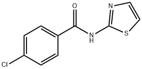 4-chloro-N-(1,3-thiazol-2-yl)benzamide Struktur