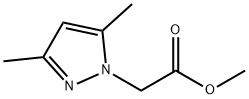 methyl 2-(3,5-dimethyl-1H-pyrazol-1-yl)acetate Struktur