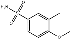 BenzenesulfonaMide, 4-Methoxy-3-Methyl- Struktur