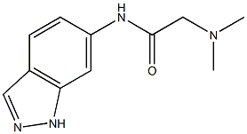 2-(dimethylamino)-N-(1H-indazol-6-yl)acetamide Struktur