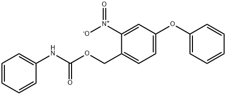 (2-nitro-4-phenoxyphenyl)methyl N-phenylcarbamate Struktur