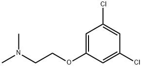 [2-(3,5-dichlorophenoxy)ethyl]dimethylamine Struktur