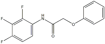 2-phenoxy-N-(2,3,4-trifluorophenyl)acetamide Struktur