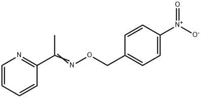 (E)-[(4-nitrophenyl)methoxy][1-(pyridin-2-yl)ethylidene]amine Struktur