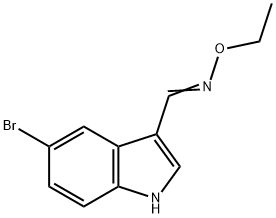 (Z)-[(5-bromo-1H-indol-3-yl)methylidene](ethoxy)amine Struktur