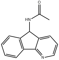 N-(5H-indeno[1,2-b]pyridin-5-yl)acetamide Struktur