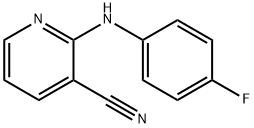 2-[(4-fluorophenyl)amino]nicotinonitrile Struktur