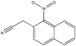 2-(1-nitronaphthalen-2-yl)acetonitrile Struktur