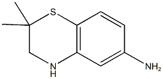 2,2-dimethyl-3,4-dihydro-2H-1,4-benzothiazin-6-amine Struktur