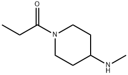 4-METHYLAMINO-1-PROPIONYLPIPERIDINE Struktur