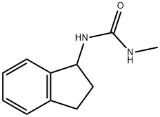 1-(2,3-dihydro-1H-inden-1-yl)-3-methylurea Struktur