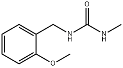 1-[(2-methoxyphenyl)methyl]-3-methylurea Struktur