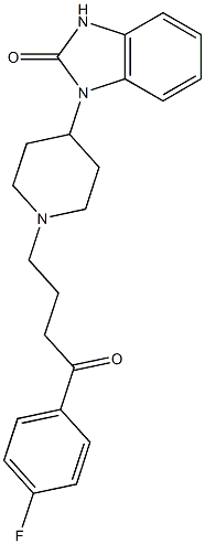 benperidol hydrochloride Struktur