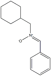 (Z)-(cyclohexylmethyl)(oxido)(phenylmethylidene)azanium Struktur