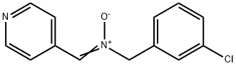 (Z)-[(3-chlorophenyl)methyl](oxido)[(pyridin-4-yl)methylidene]azanium Struktur