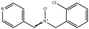 (Z)-[(2-chlorophenyl)methyl](oxido)[(pyridin-4-yl)methylidene]azanium Struktur