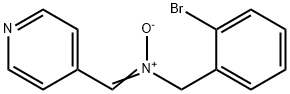 (Z)-[(2-bromophenyl)methyl](oxido)[(pyridin-4-yl)methylidene]azanium Struktur