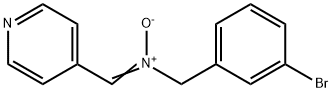 (Z)-[(3-bromophenyl)methyl](oxido)[(pyridin-4-yl)methylidene]azanium Struktur