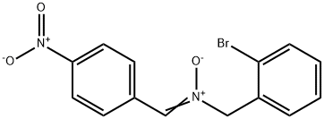 (Z)-[(2-bromophenyl)methyl][(4-nitrophenyl)methylidene]oxidoazanium Struktur