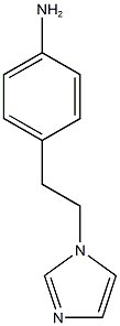 4-[2-(1H-imidazol-1-yl)ethyl]aniline Struktur