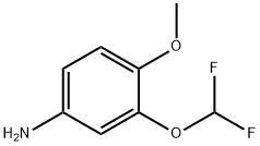 3-(DIFLUOROMETHOXY)-4-METHOXYANILINE Struktur