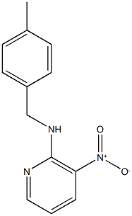 N-[(4-methylphenyl)methyl]-3-nitropyridin-2-amine Struktur