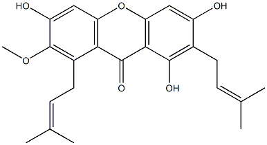 Alpha-mangostin Structure