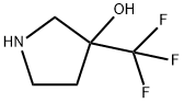 3-Trifluoromethyl-pyrrolidin-3-ol Struktur