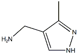 (3-methyl-1H-pyrazol-4-yl)methanamine Struktur