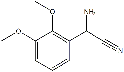 amino(2,3-dimethoxyphenyl)acetonitrile Struktur