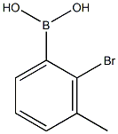 (2-bromo-3-methylphenyl)boronic acid Struktur