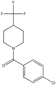 (4-chlorophenyl)[4-(trifluoromethyl)piperidino]methanone Struktur